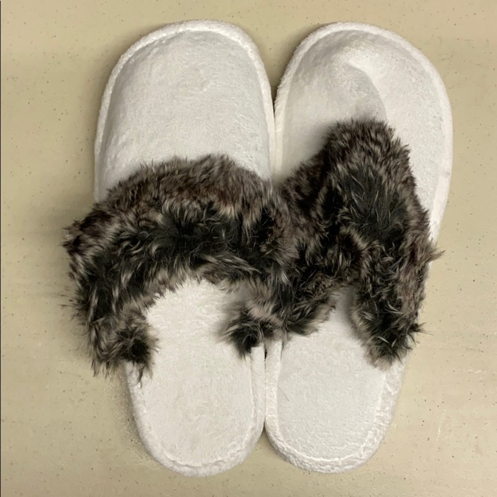 Monogrammed robe with matching slippers